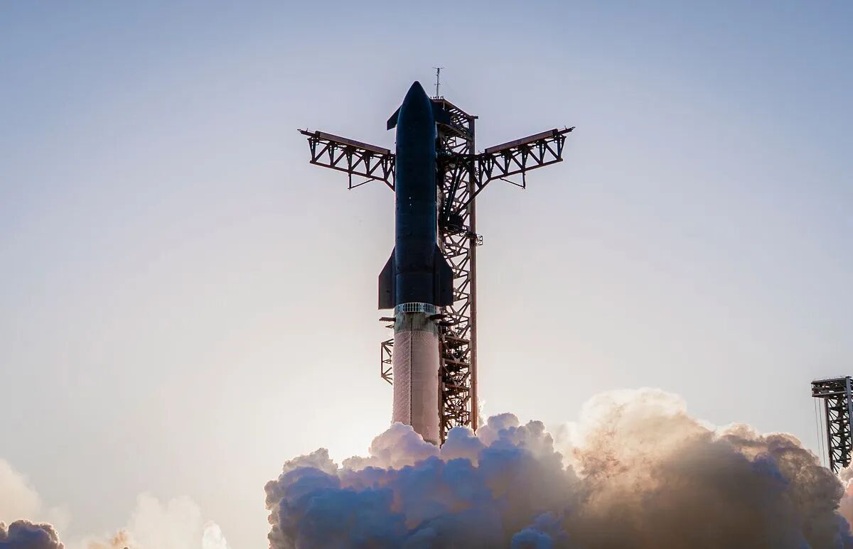 SpaceX星舰发射现场