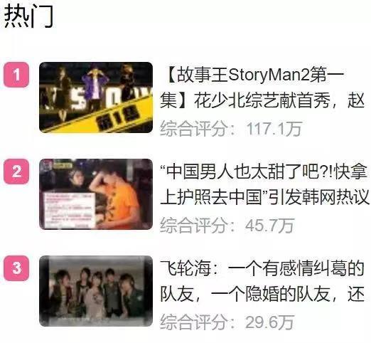 B站自制的综艺《故事王StoryMan2》在综艺区播放量夺魁