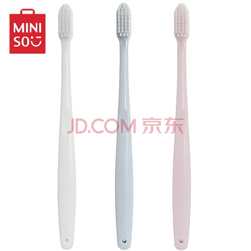 miniso的牙刷颜色清新舒适、设计简洁，有一种时尚与略高级的感觉。