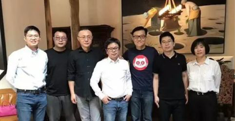 猫眼微影合并关键人物合影